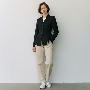 Francess & Rita Fitted Black Blazer